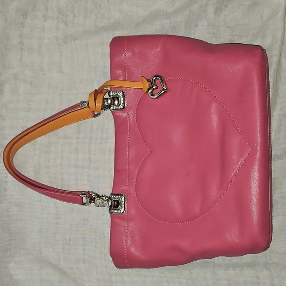 Brighton Handbags - Brighton Pink Heart Small Tote Bag